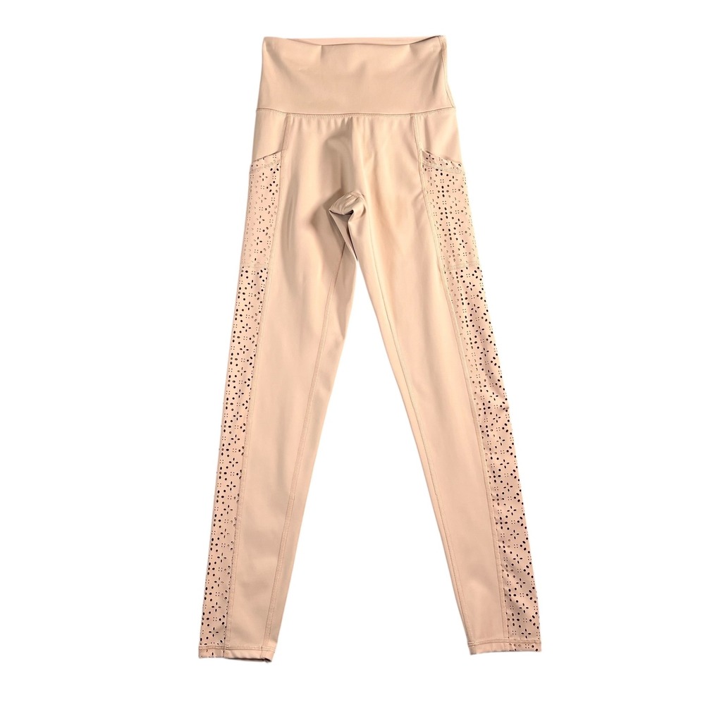 Aerie‎ Women's Chill Play Move Light Pink Athletic Leggings Size Small